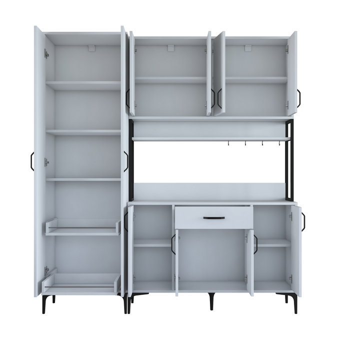 Hanah Home Armario Multiusos Blanco JE133 - 3054